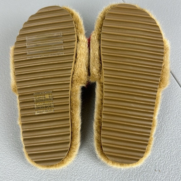 Burberry Kids Faux Fur Hockley Slipper. Size 30. US 12.5. - Picture 13 of 17